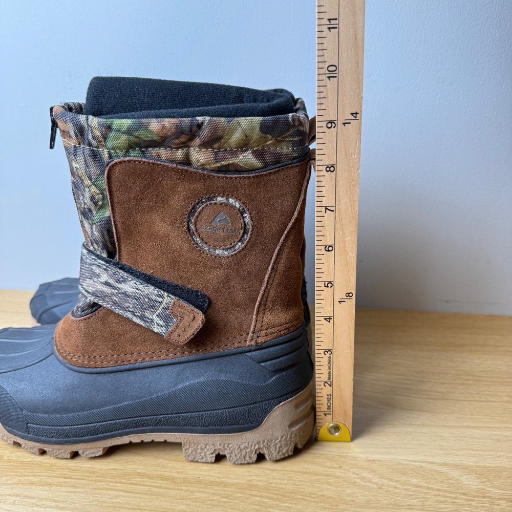 Ozark Trail Suede Winter Duck Boots Mens Size 5 Gorpcore Hunting Camo Hiking - Picture 8 of 12
